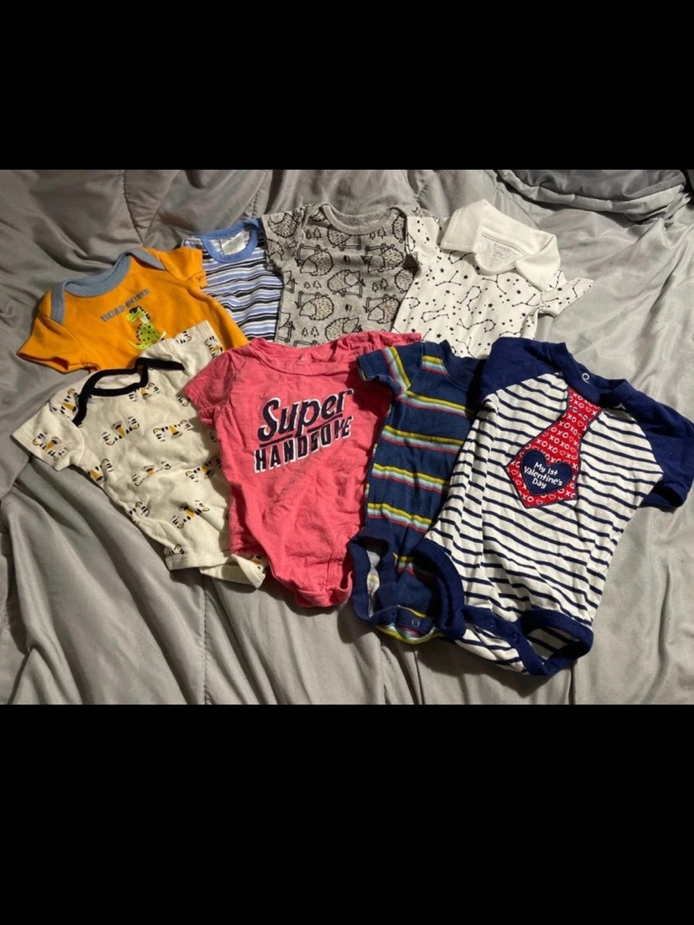 Baby boy onesie bundle lot